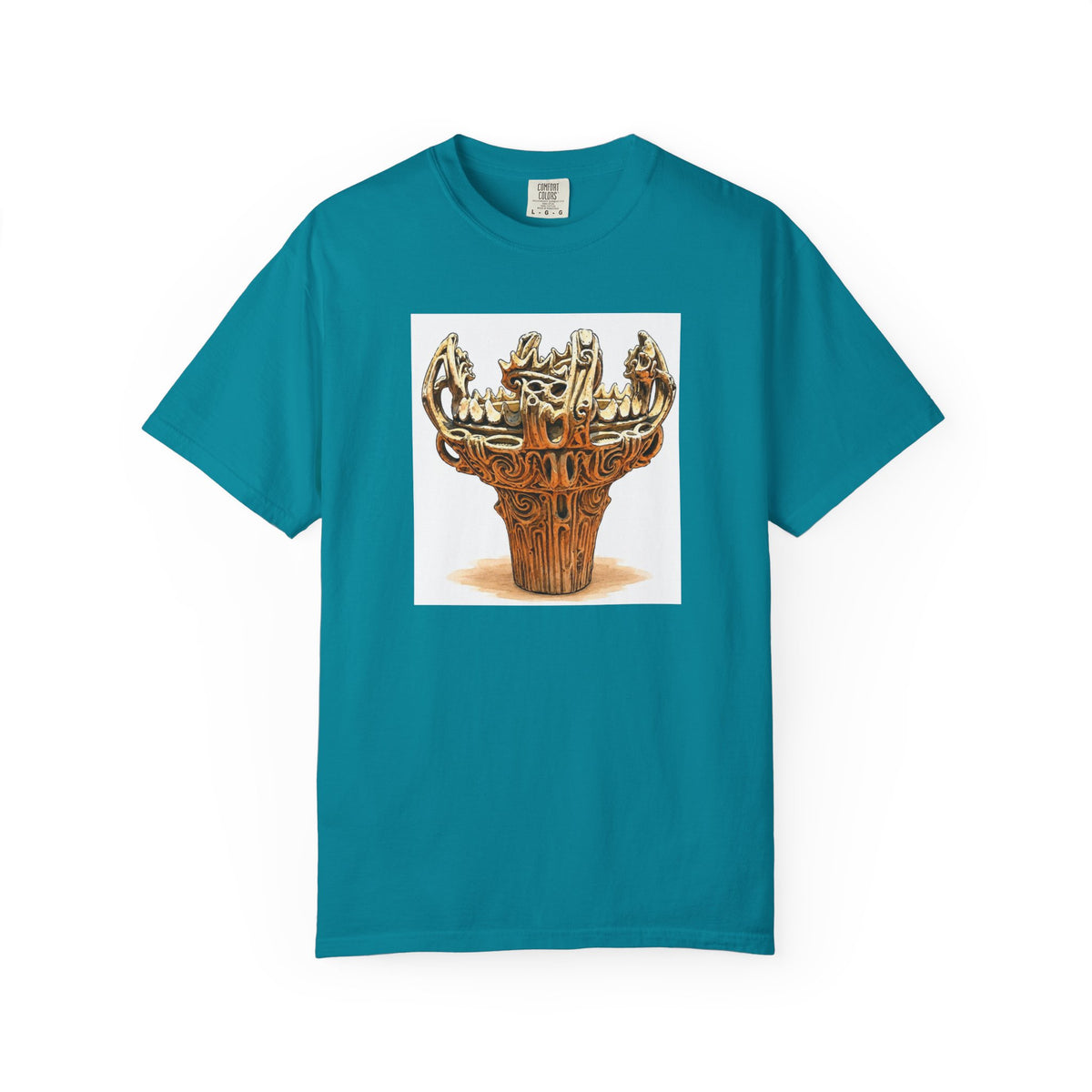 火焔型土器 Tシャツ｜縄文文化デザイン｜ユニセックス コットンTシャツ