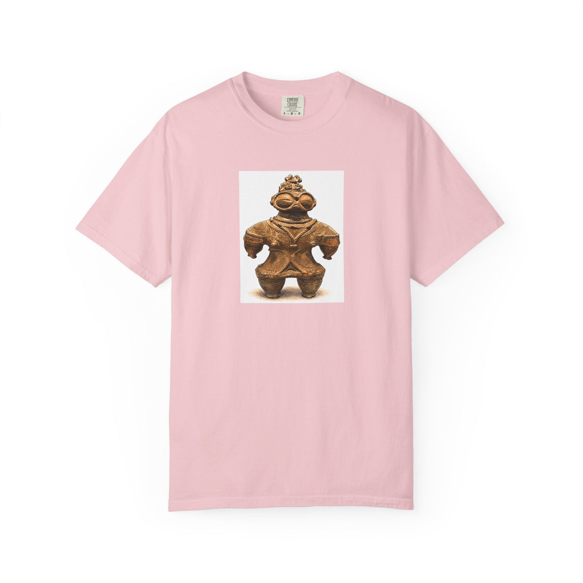 遮光器土偶 Tシャツ｜縄文文化デザイン｜ユニセックス コットンTシャツ