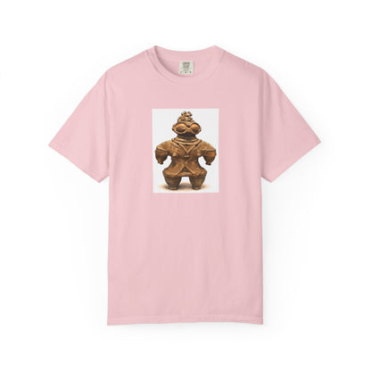 遮光器土偶 Tシャツ｜縄文文化デザイン｜ユニセックス コットンTシャツ