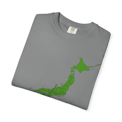 日本47都道府県マップ Tシャツ｜県境入り日本地図デザイン｜Detailed Japan Map｜ユニセックス コットンTシャツ