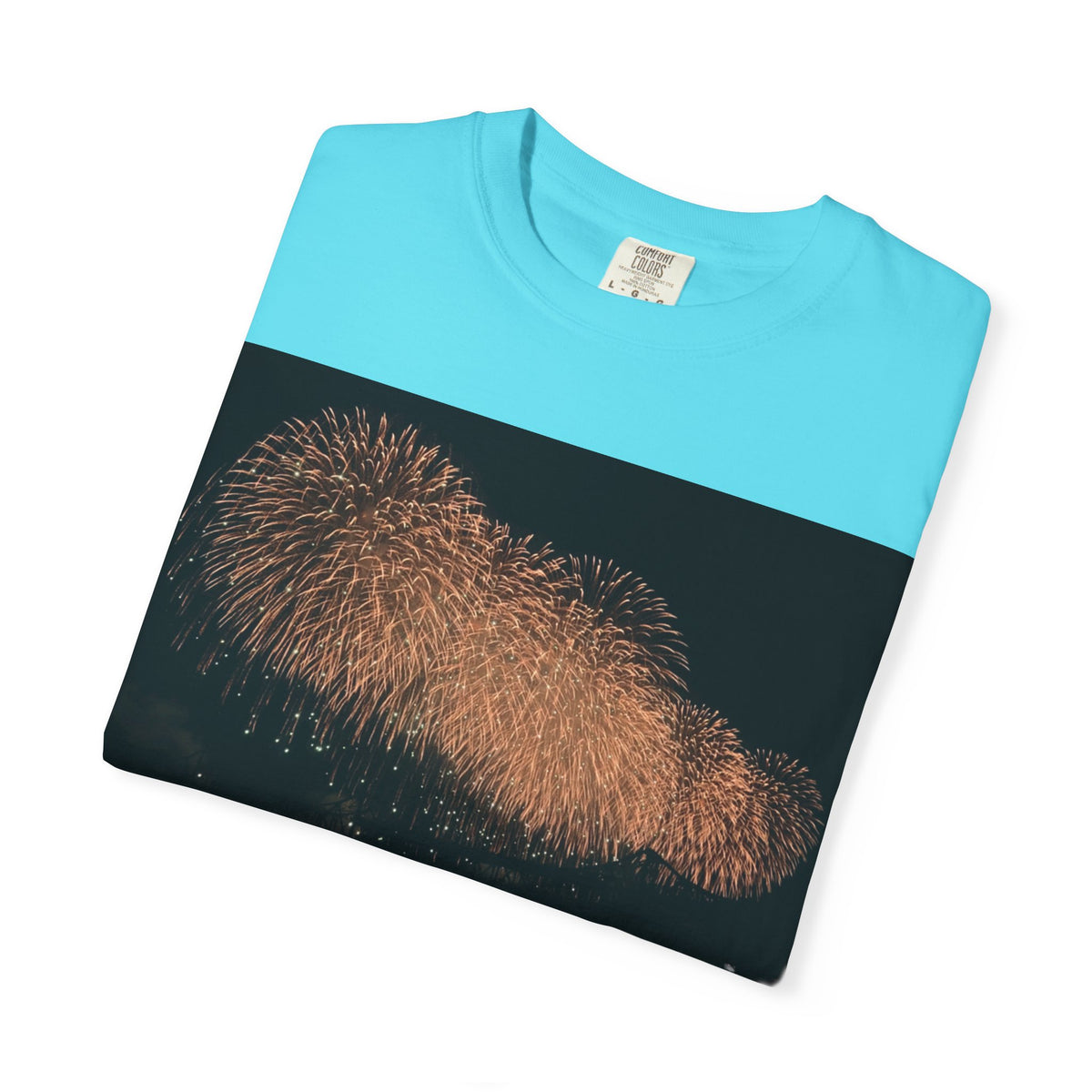 花火　ベスビアス　Tシャツ — 長岡　2026 夜空写真シャツ