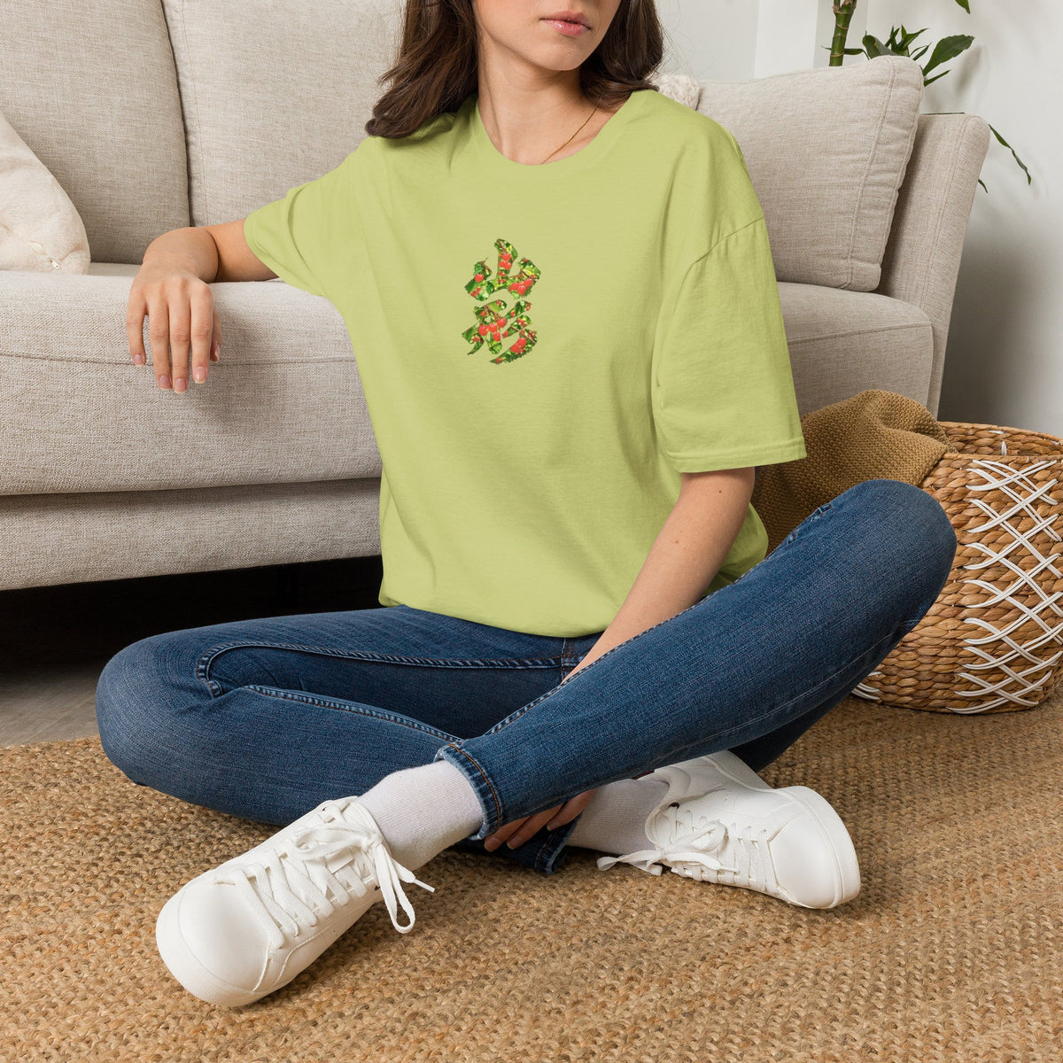 山形 Yamagata Cherry Kanji Art T-Shirt | Japanese Orchard Design
