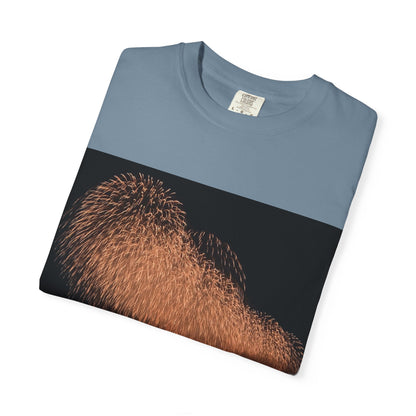 不死鳥のごとき大輪の華Tシャツ（2026年版） — 日本三大花火の街、2026年、長生橋、復興祈願の巨大花火