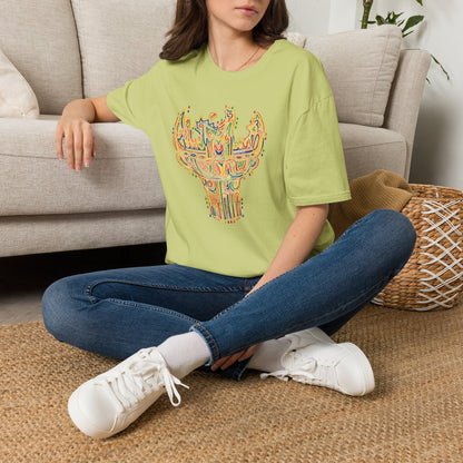 彩炎 JOMON｜カラフル火焔型土器 Tシャツ