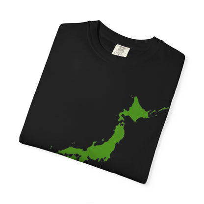 日本列島マップ Tシャツ｜精密地図デザイン｜Japan Map｜ユニセックス コットンTシャツ
