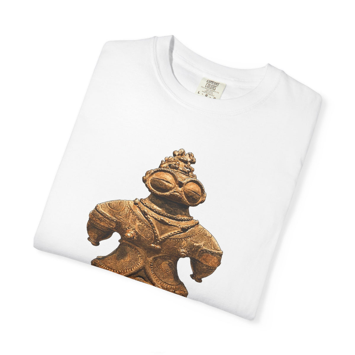 遮光器土偶 Tシャツ｜縄文文化デザイン｜ユニセックス コットンTシャツ
