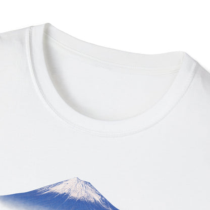 富士山 Mount Fuji T-Shirt | Japanese Calligraphy & Fuji San Photo Art Tee