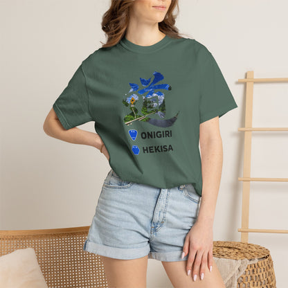 道 MICHI T-Shirt | Japanese Mountain Road | ONIGIRI & HEKISA Design