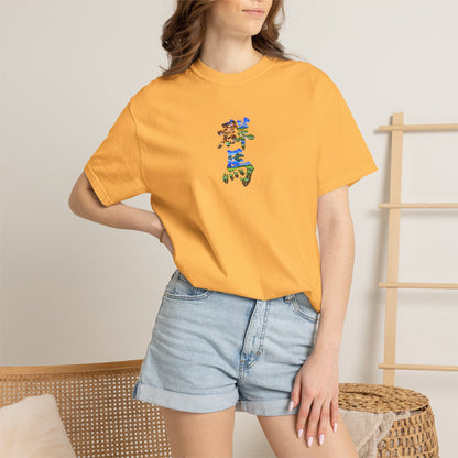 群馬 Tシャツ｜草津温泉・尾瀬・榛名山・こんにゃく畑を描いた毛筆漢字デザイン