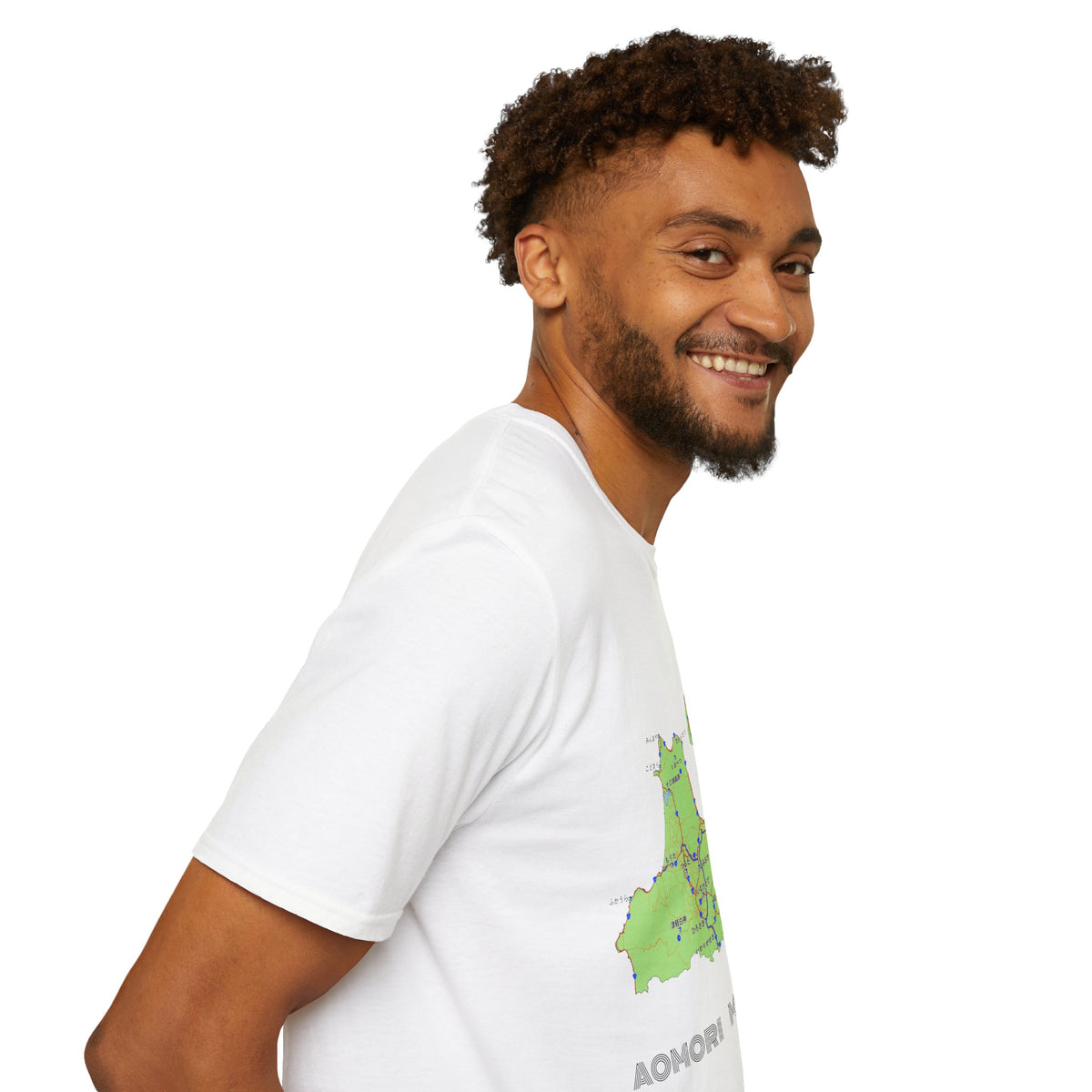 Aomori Michi-no-Eki Map T-Shirt | All 28 Roadside Stations