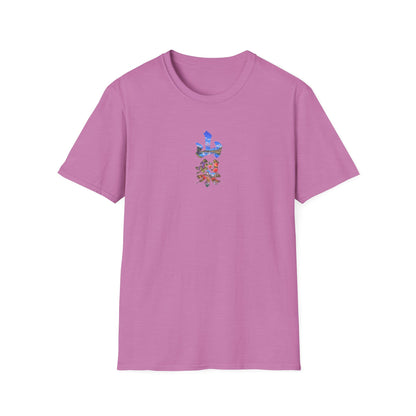山梨 Tシャツ｜富士山・河口湖・ぶどう・桃・昇仙峡 毛筆漢字デザイン