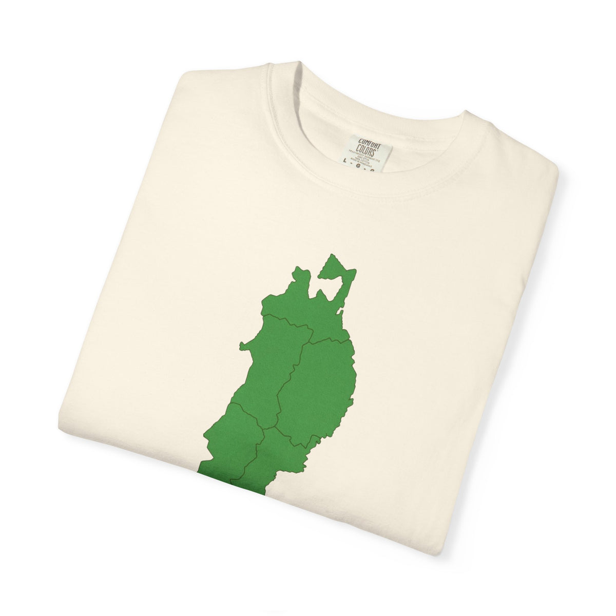 東北地方 地図デザイン Tシャツ｜ユニセックス コットンTシャツ