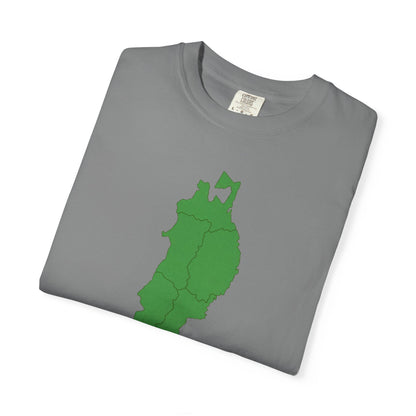 東北地方 地図デザイン Tシャツ｜ユニセックス コットンTシャツ