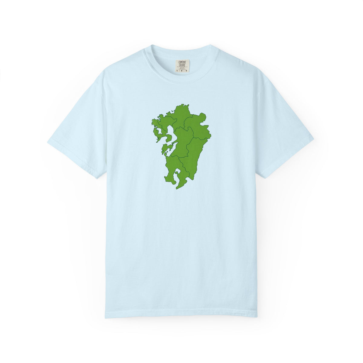 Kyushu Japan Map T-Shirt | Unisex Regional Map Tee