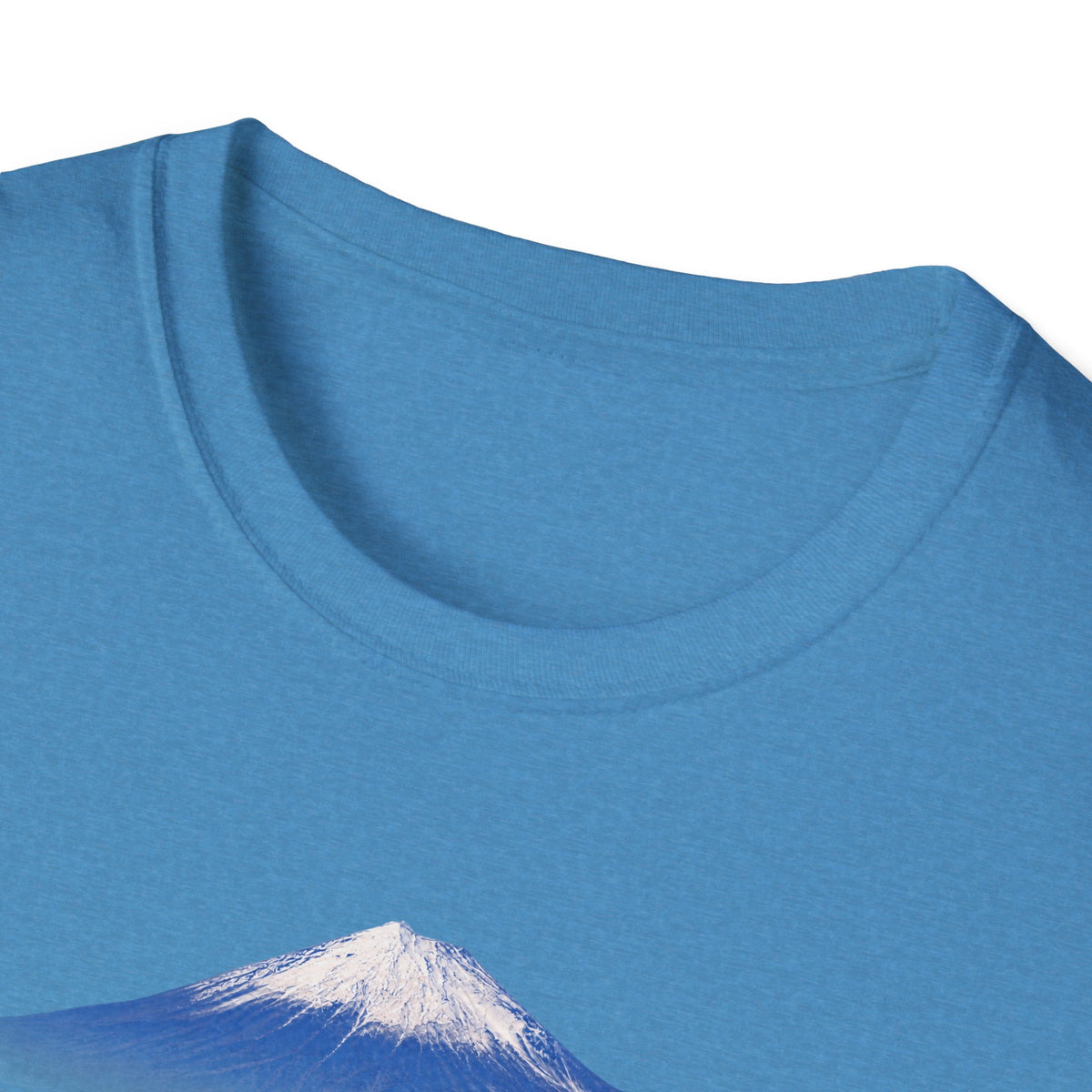 富士山 Tシャツ ― 日本、三保の松原から望む富士・毛筆漢字「富士山」FUJI SAN