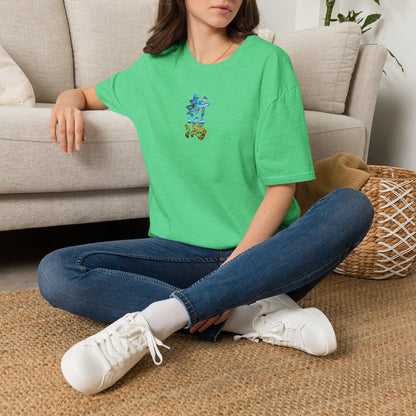 新潟 Tシャツ｜佐渡島・日本海・信濃川・水田・稲穂を描いた毛筆漢字デザイン