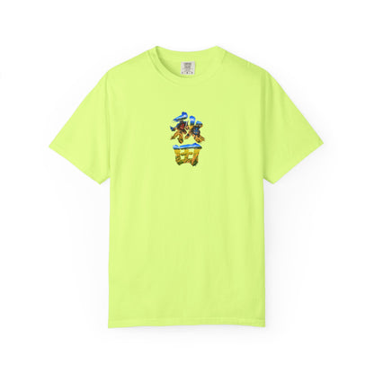 秋田　なまはげ　と　稲穂　毛筆Tシャツ｜男鹿半島・田んぼ風景デザイン