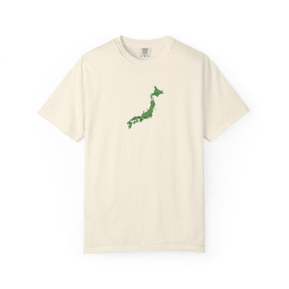 日本列島マップ Tシャツ｜主要都市入り｜Japan Map｜ユニセックス コットンTシャツ