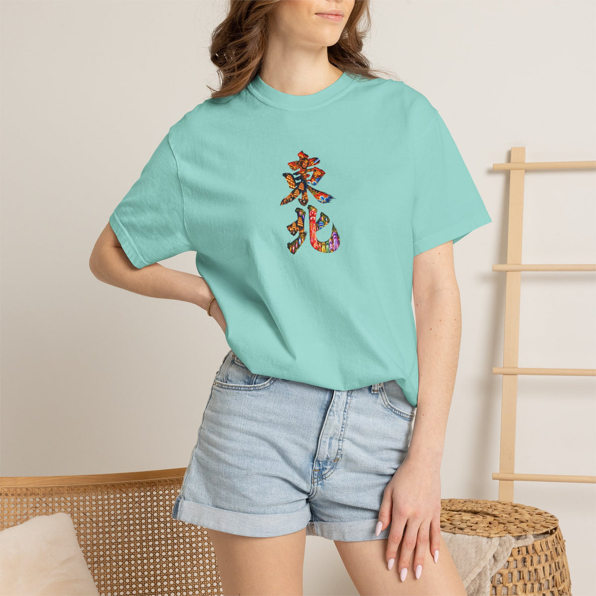 東北 Tohoku Three Great Festivals Kanji Art T-Shirt | Nebuta, Kanto & Tanabata