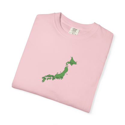 日本列島マップ Tシャツ｜主要都市入り｜Japan Map｜ユニセックス コットンTシャツ