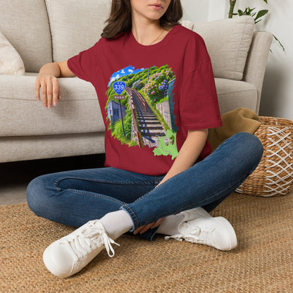 Route 339 Staircase National Highway T-Shirt | Cape Tappi Aomori