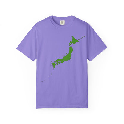 日本列島マップ Tシャツ｜精密地図デザイン｜Japan Map｜ユニセックス コットンTシャツ